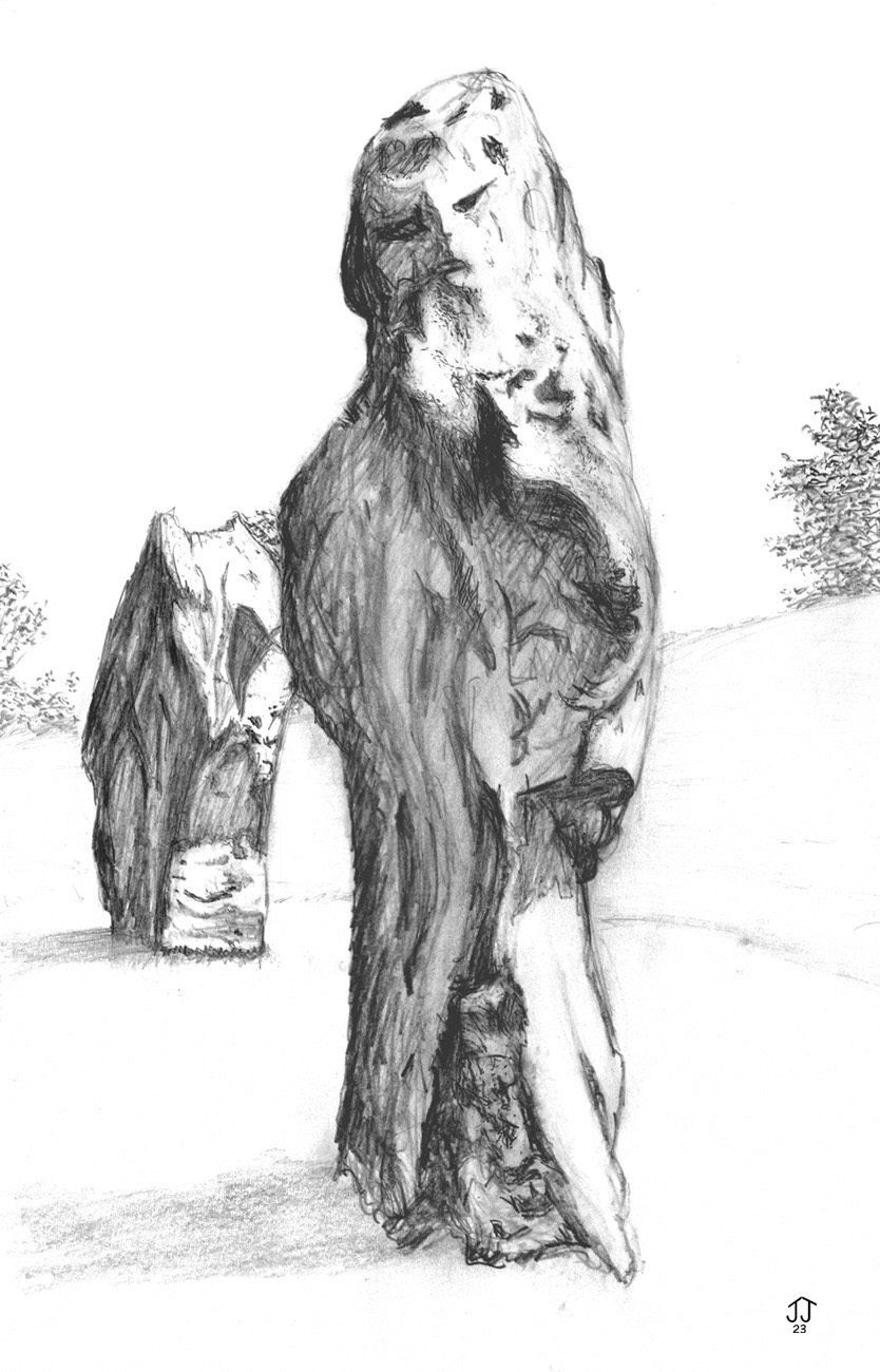 Avebury stones drawing