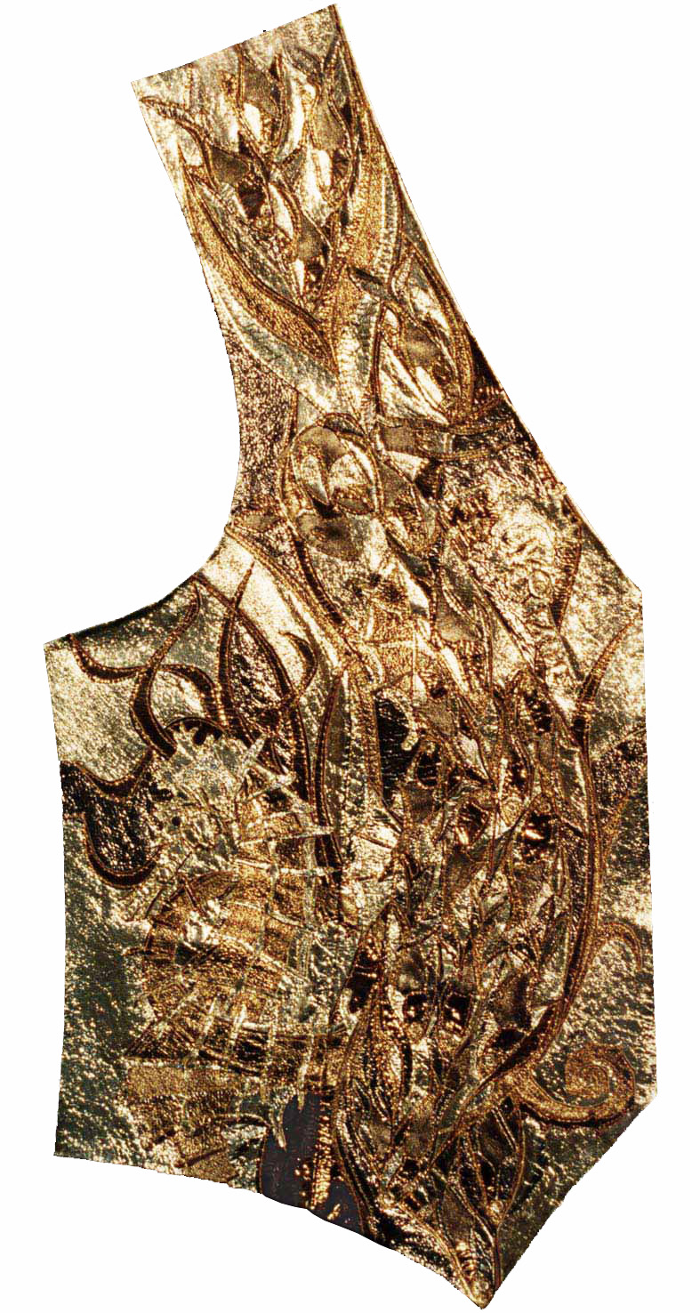 applique leather metallic